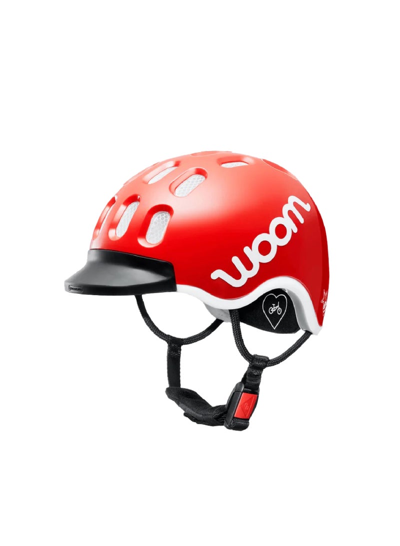 Woom Bike Helmet – Bicycle Helmet for Kids – Lightweight In-Mold Shell – Extra Small Size – Woom Red - Image 1