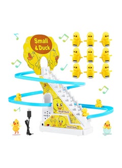 Cool Baby Electric Penguins Stair Climb Track Toy Helps Color Recognition Multicolored For 3+ Years Kids  - Image 2