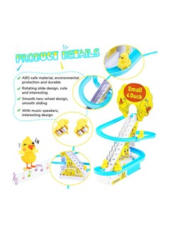 Cool Baby Electric Penguins Stair Climb Track Toy Helps Color Recognition Multicolored For 3+ Years Kids  - Image 4