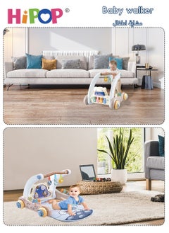 HIPOP 2 In 1 Baby Gym Play Mats,Baby Toys Kick and Play Piano Gym Activity Center For Infants,Baby Walker Fitness Rack  - Image 5