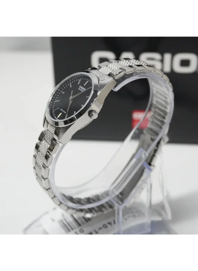 كاسيو Women's Analog Display Watch With Silver Stainless Steel Strap - LTP-1274D-1A