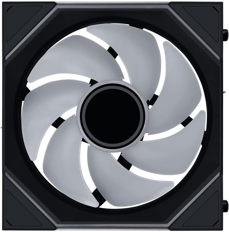 ليان لي مروحة ليان لي UNI Fan SL-Infinity Wireless - 120 حزمة فردية - تحكم بإشارة لاسلكية 2.4 جيجاهرتز - مروحة ARGB - مرآة مزدوجة اللانهاية - ضوضاء منخفضة - لا تتضمن وحدة تحكم ومطلوبة - أسود (12SLIN1W1B) - Image 5