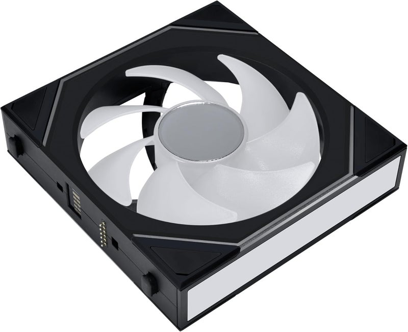ليان لي مروحة ليان لي UNI Fan SL-Infinity Wireless - 120 حزمة فردية - تحكم بإشارة لاسلكية 2.4 جيجاهرتز - مروحة ARGB - مرآة مزدوجة اللانهاية - ضوضاء منخفضة - لا تتضمن وحدة تحكم ومطلوبة - أسود (12SLIN1W1B) - Image 3