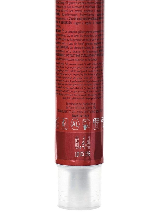 Enercos Professional Coloray Permanent Hair Color Cream, Shine & Silky Touch, Long Lasting, #6/44, Dark Blonde Intense Copper, 100ml - Image 2