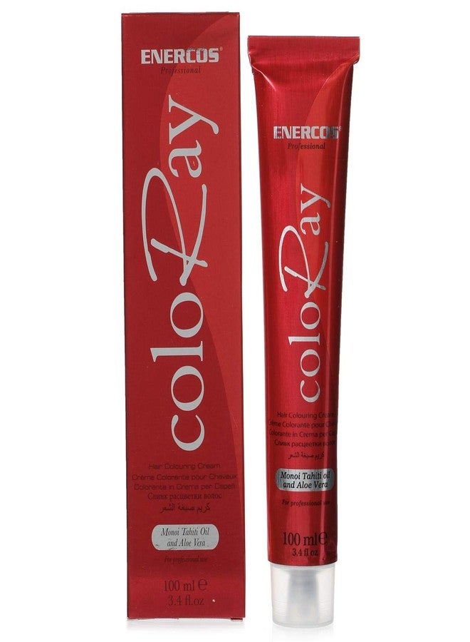 Enercos Professional Coloray Permanent Hair Color Cream, Shine & Silky Touch, Long Lasting, #6/44, Dark Blonde Intense Copper, 100ml - Image 3