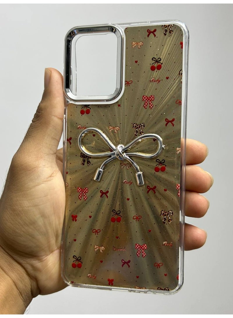 غطاء خلفي علي شكل فيونكا متوافق مع هاتف Samsung A12 - M12 - Image 2