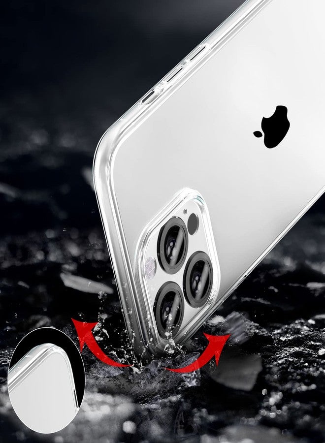 TENOC Phone Case Compatible with iPhone 15, Clear Case Shockproof Protective Bumper Slim Cover for 6.1 Inch - Image 3