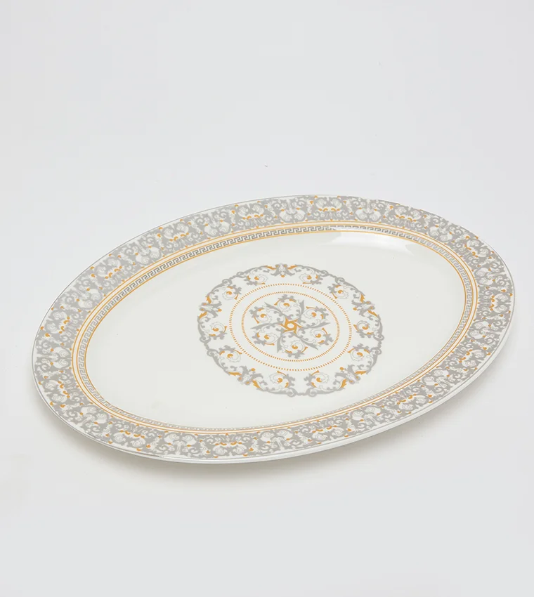 Sur La Table Platter 31cm White/Silver