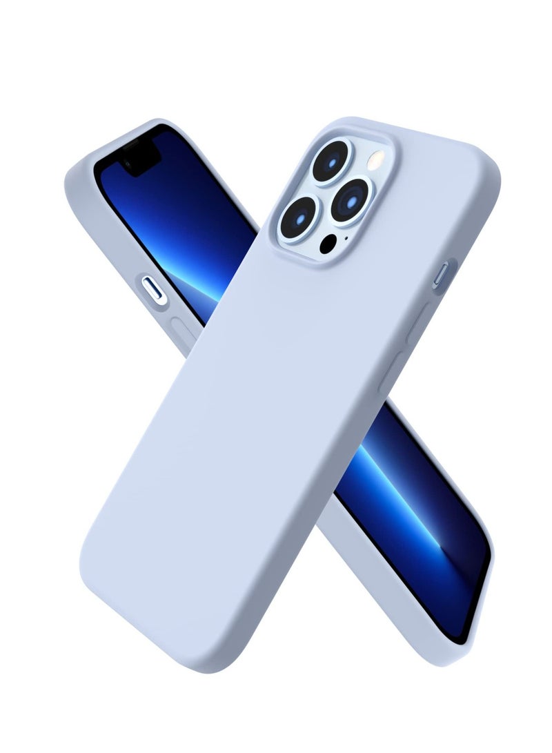 BORTONY iPhone 14 Pro Max Case 6.7 inch Slim Liquid Silicone 3 Layers Full Covered Soft Gel Rubber Case Cover - Image 1