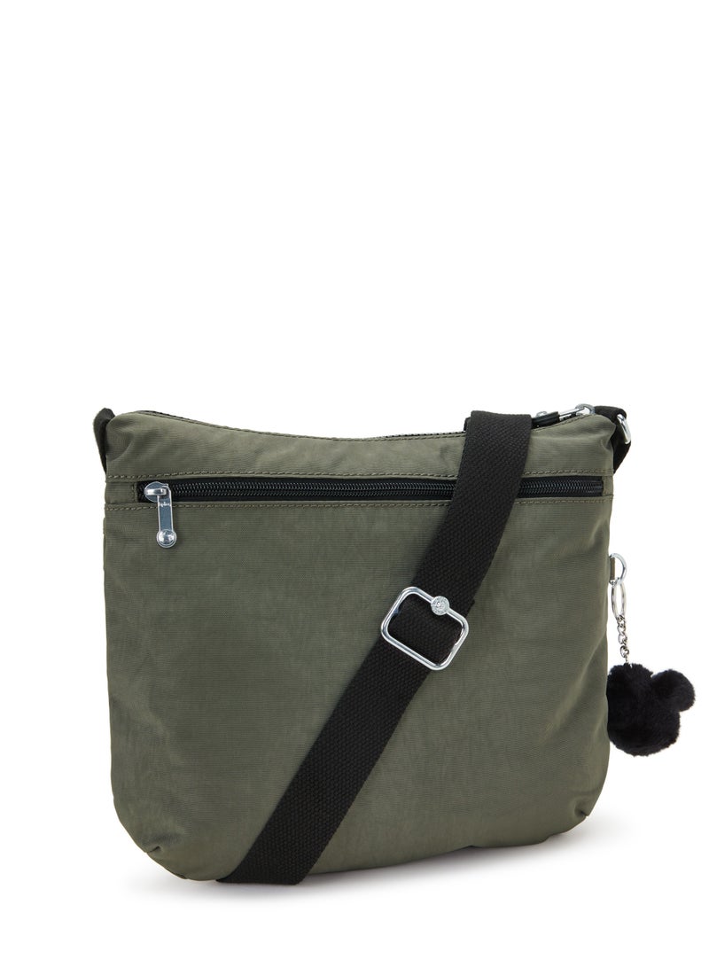 kipling Arto Shoulder Bag Across Body Green Moss - Image 4