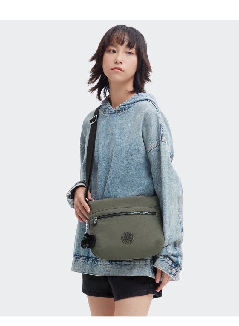 kipling Arto Shoulder Bag Across Body Green Moss - Image 2