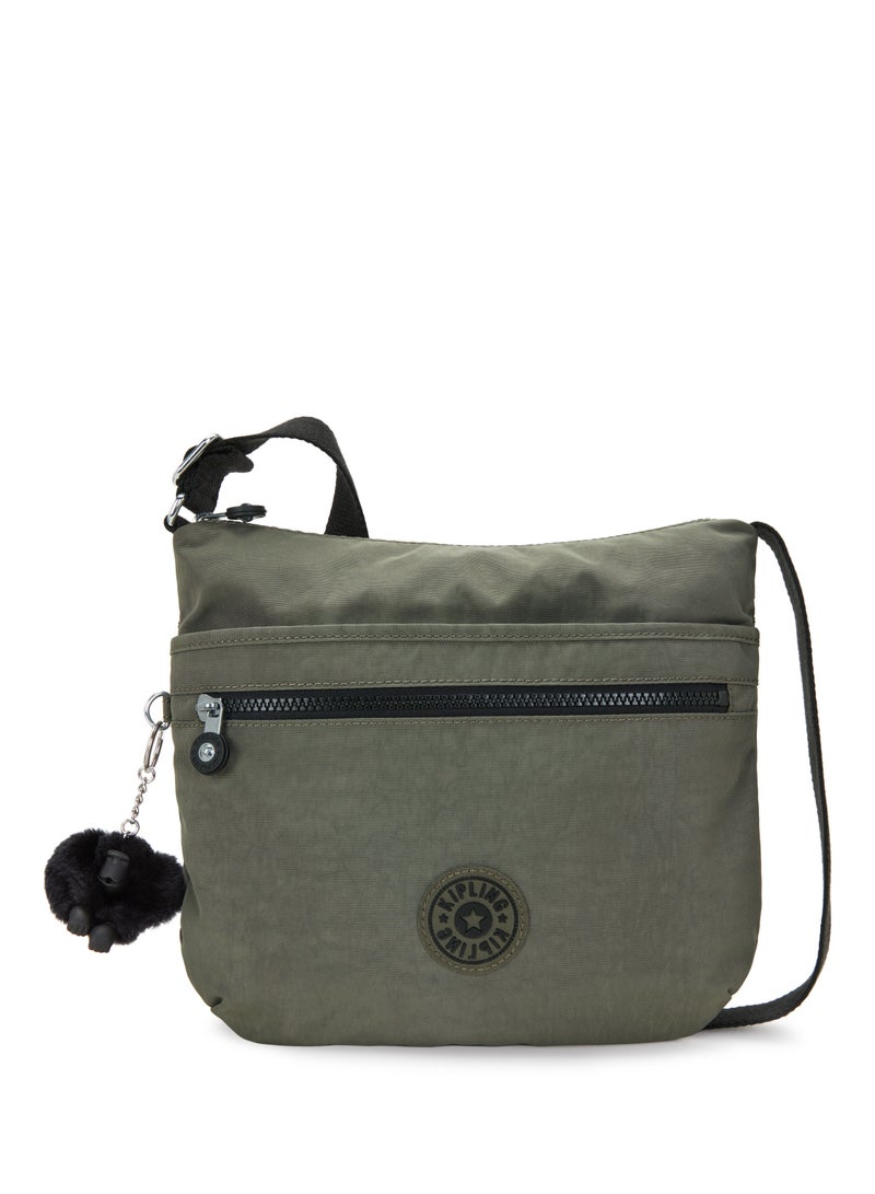 kipling Arto Shoulder Bag Across Body Green Moss - Image 1