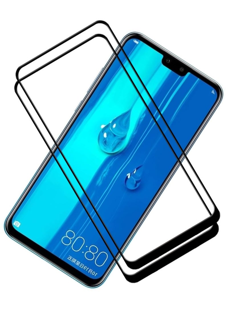 ACLIX 2 Pieces Antistatic ESD Dustproof Premium Quality High Definition Tempered Glass Screen Protector Designed For Huawei Y9 (2019) - Image 1