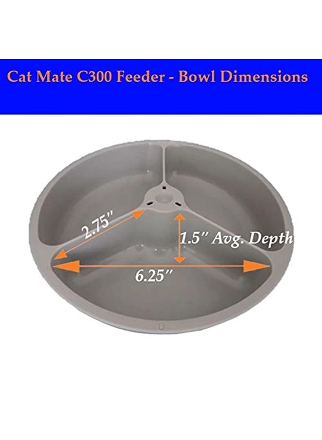 Cat Mate Closer Pets Five-Meal Automatic Pet Feeder with Stainless Steel Bowl Inserts (C500) - Image 5