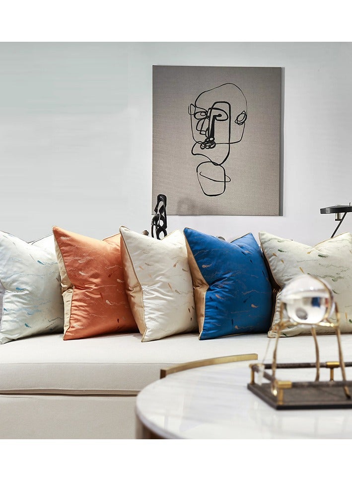 Modern New Chinese Style Redwood Classical Sofa Jacquard Cushion Bedhead Pillow Pillow Office Waist Pillow Large Pillow Without Core  - Image 2