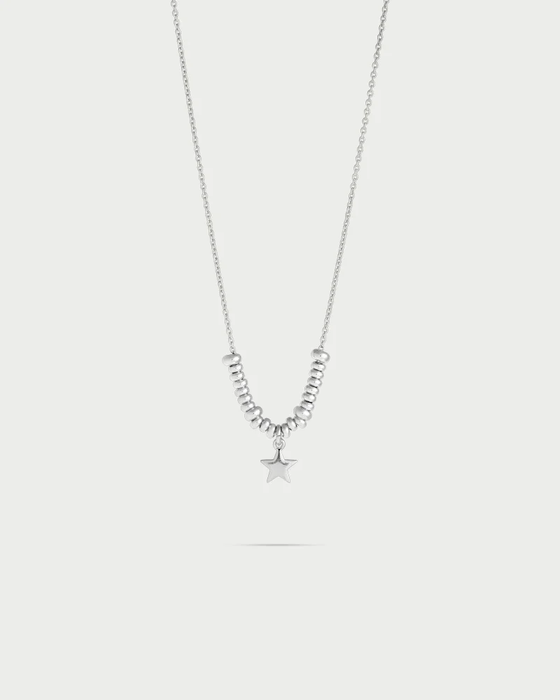 Rue Des Mill Chocker micro rings - star - rhodium