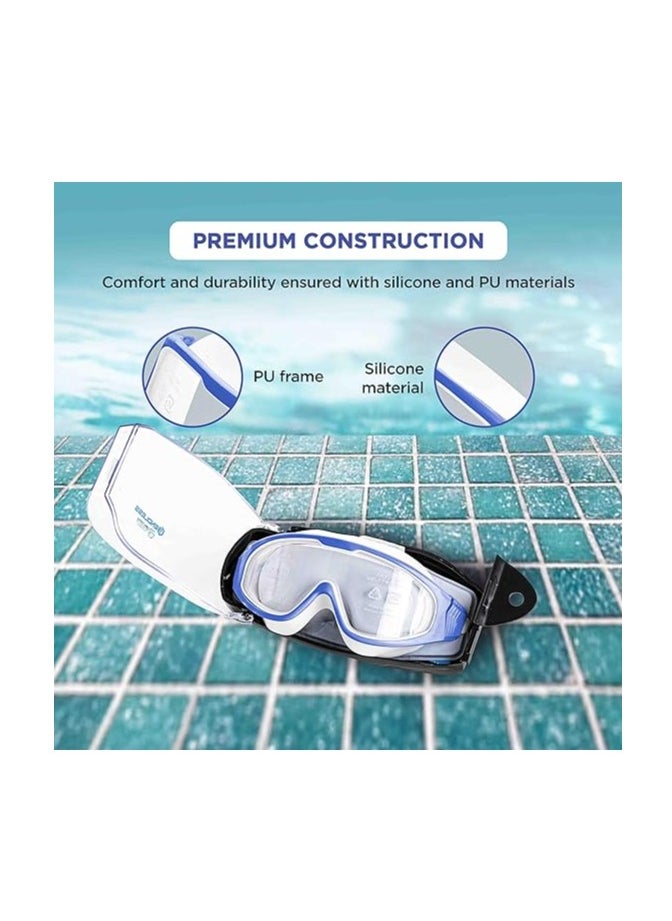 ENDLESS  - EL1009 Premium Swimming Goggle with Anti-Fog and UV Protection | Material : Silicon, PU | Stylish Big Frame for more Visibility | Soft Silicone Gasket for Leak Proof | With Hard Case - Image 1
