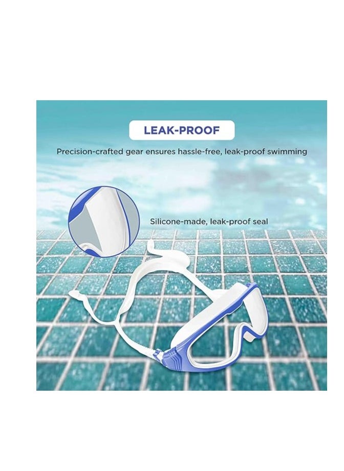 ENDLESS  - EL1009 Premium Swimming Goggle with Anti-Fog and UV Protection | Material : Silicon, PU | Stylish Big Frame for more Visibility | Soft Silicone Gasket for Leak Proof | With Hard Case - Image 1