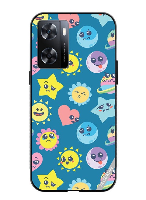 Protective Case Cover For OnePlus Nord N20 SE Various Cartoon Emoticons Design Multicolour