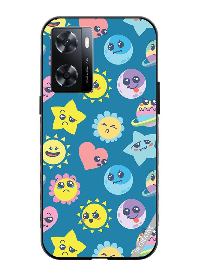 Protective Case Cover For OnePlus Nord N20 SE Various Cartoon Emoticons Design Multicolour