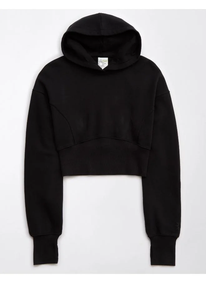 Aerie Offline By Throw-Back Cropped Sweatshirt