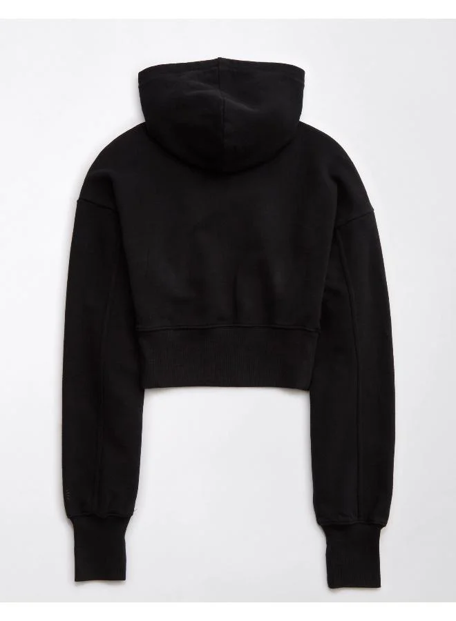 Aerie Offline By Throw-Back Cropped Sweatshirt