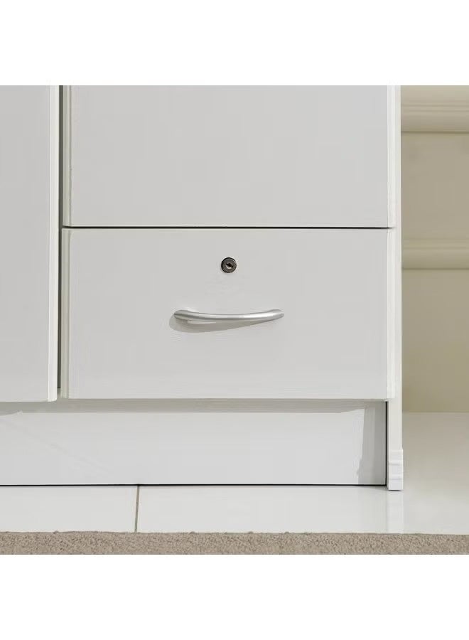 SULSHA 2 Door Wooden Wardrobe | Cabinet | Cupboard Engineered Wood Perfect Modern | Stylish Heavy Duty - Image 5