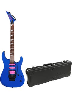 Jackson X Series Dinky DK3XR HSS 6String Guitar with Laurel Fingerboard RightHanded Cobalt Blue Bundle with Jackson DinkySoloist MultiFit Molded Case Black 2 Items