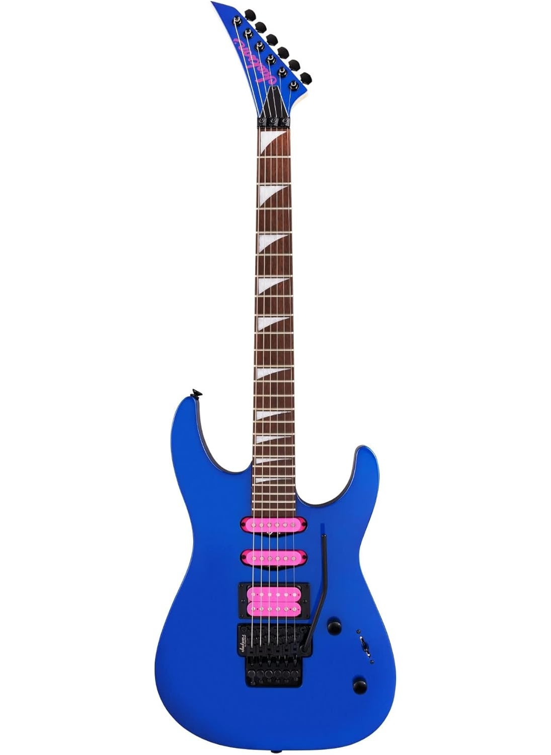 Jackson - Jackson X Series Dinky DK3XR HSS 6String Guitar with Laurel Fingerboard RightHanded Cobalt Blue Bundle with Jackson DinkySoloist MultiFit Molded Case Black 2 Items - Image 1