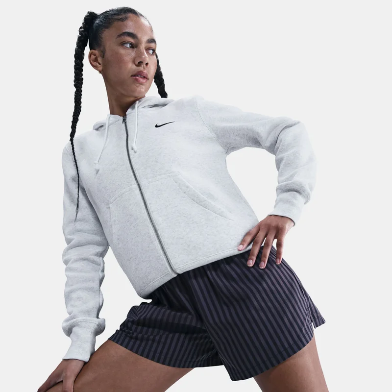 Nike Black Women's Sportswear Phoenix Fleece Full-Zip Hoodie for Women | Best Price UAE