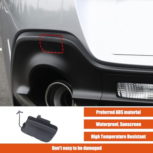 HAPPYHORSE Car Rear Bumper Tow Hook Cover Compatible with Subaru BRZToyot GT86 20122021 Trailer Cover CapRear Tow Hook Cap Towing Eye Cap Replace Accessories Right - Image 3
