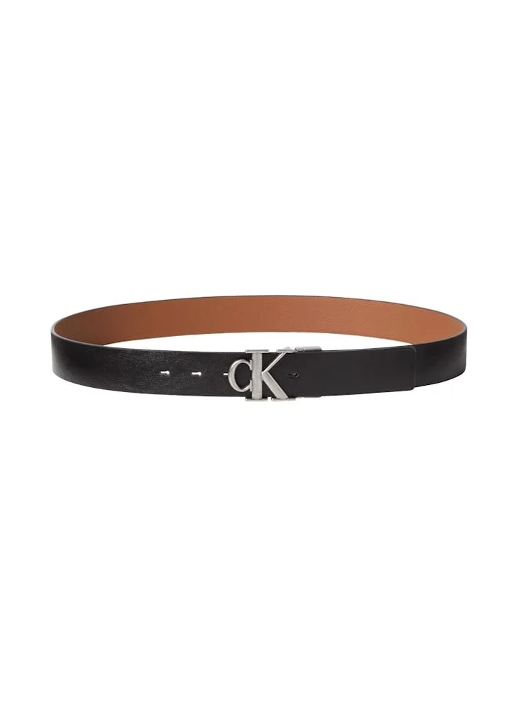 CALVIN KLEIN Logo Hole Allocated Belt