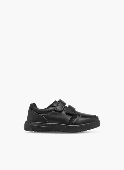 LBL by Shoexpress Boys Panelled School Shoes with Hook and Loop Closure