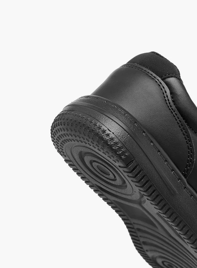 LBL by Shoexpress Boys Panelled School Shoes with Hook and Loop Closure