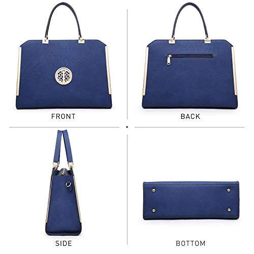 Dasein Women Purses and Handbags Top Handle Satchel Bags Large Shoulder Work Bag Tote with Wallet - Image 3