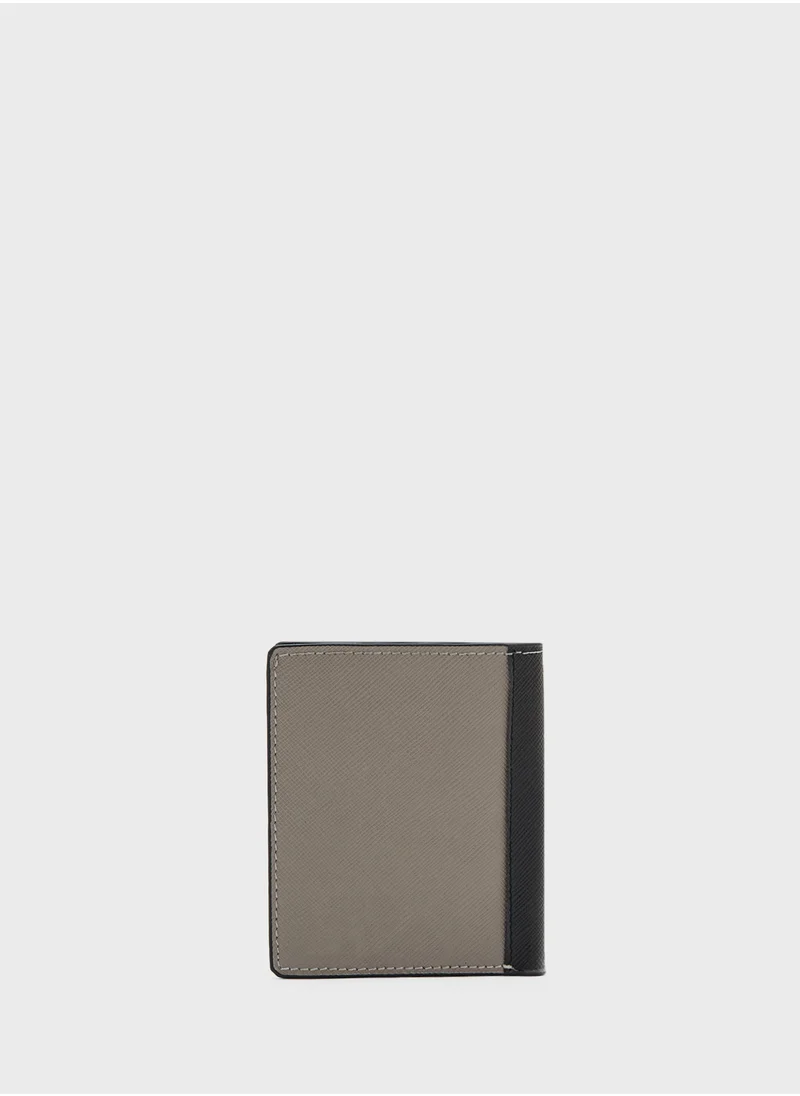 Robert Wood Genuine Leather Book Fold Wallet