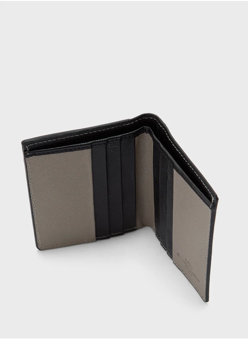 Robert Wood Genuine Leather Book Fold Wallet