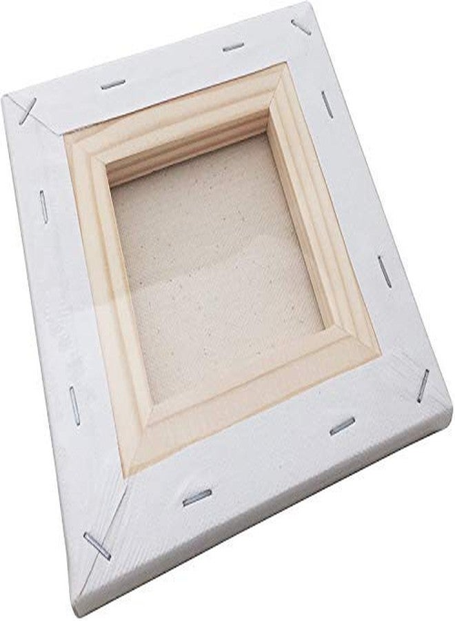 EASCAN ART Painting Drawing and Sketch Accessories Cotton Pre-Stretched Primed Painting Canvas (8'' x 8'') - Pack of 4 - Image 2