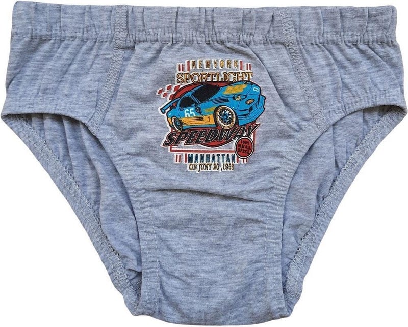 Bendehepsi Boys' Colorful Patterned Slip Briefs Cotton 12L Pack