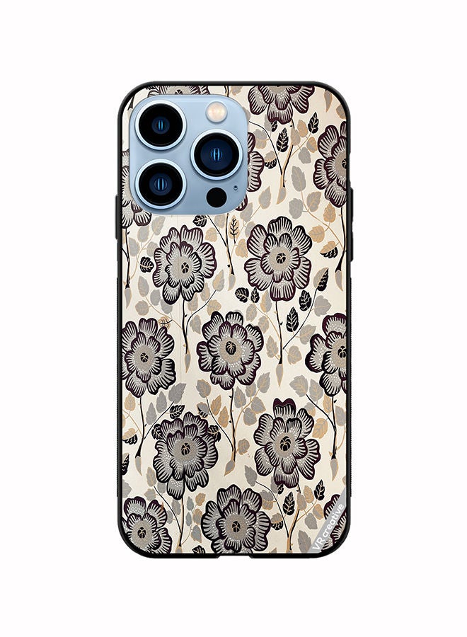 VR CREATIVE Protective Case Cover For Apple iPhone 13 Pro Floral1 Design Multicolour - Image 1