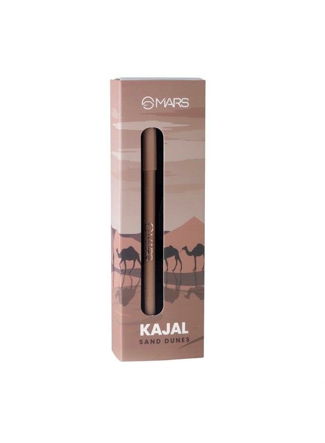 مارس قلم تحديد العيون MARS Wont Smudge Budge Smooth Glide Matte Kajal Pencil | يدوم طويلاً ومقاوم للماء (1.4 جرام) (08-Sand Dunes)، بني - Image 5
