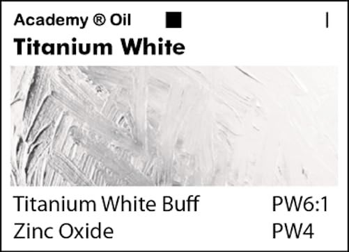 Grumbacher Academy Oil Paint, 37 ml/1.25 oz, Titanium White - Image 2