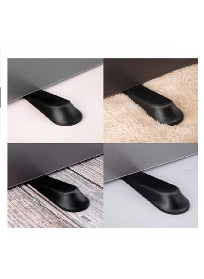 Door Stoppers Wedge Heavy Duty Door Wedge, 10 Pcs Non-Slip Door Jammer, Plastic Door Stop Wedges for Home and Office, Interior Bathroom, Kitchen, Children's Room Door - Image 2