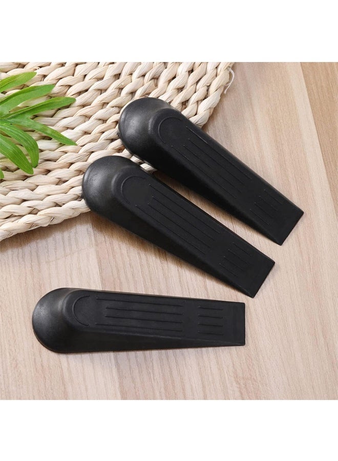 Door Stoppers Wedge Heavy Duty Door Wedge, 10 Pcs Non-Slip Door Jammer, Plastic Door Stop Wedges for Home and Office, Interior Bathroom, Kitchen, Children's Room Door - Image 5