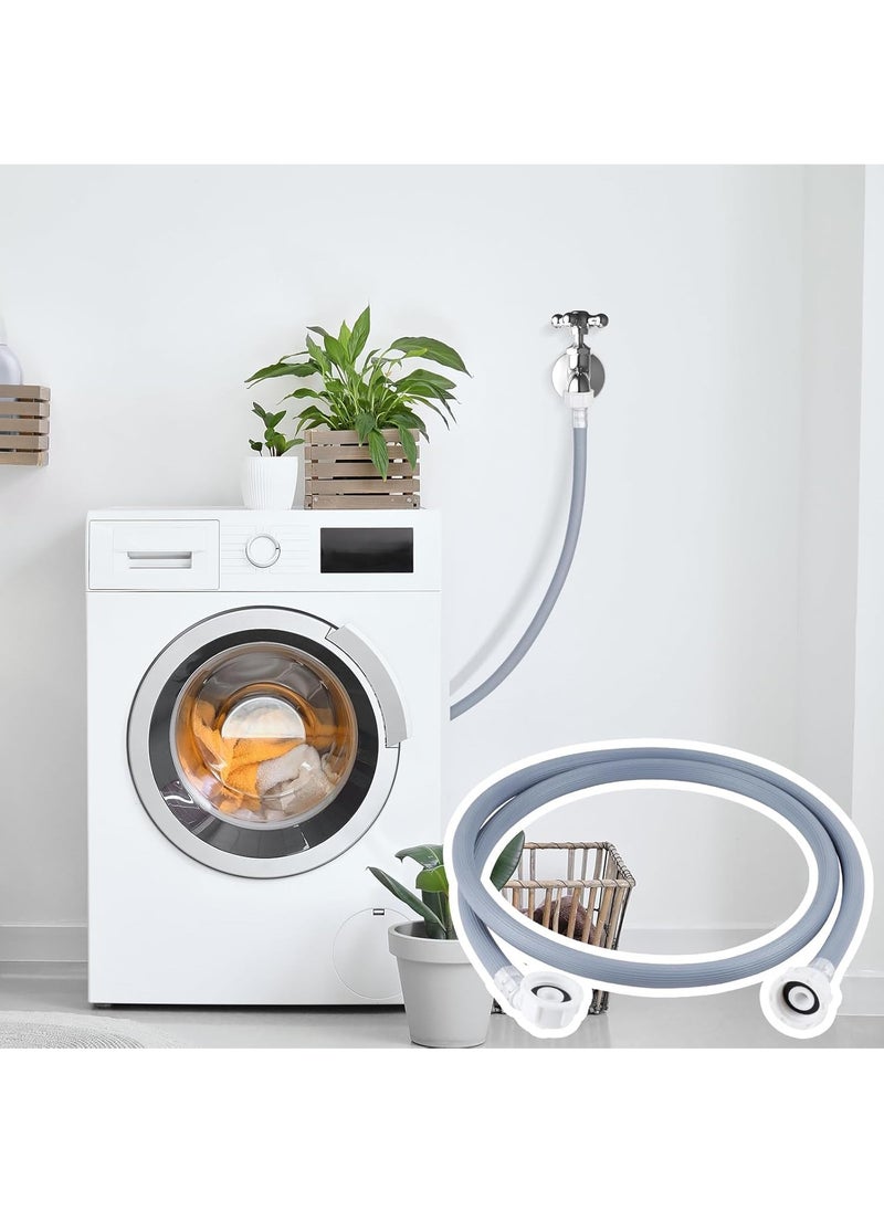 Premium Quality Extra Long Universal Washing Machine/Dishwasher Inlet Fill Hose 2.5 Metre, Adapter For Fully Automatic Washing Machine, Reliable Dishwasher Explosion-proof Extension Tube