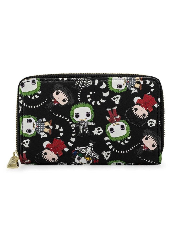 Loungefly POP Beetlejuice Zip Around Faux Leather Wallet - Image 3