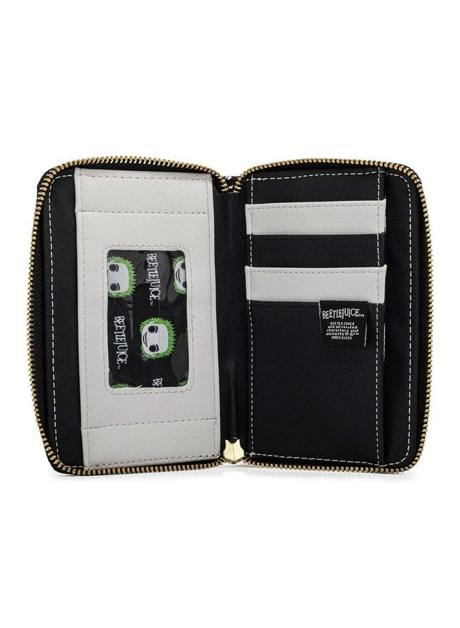 Loungefly POP Beetlejuice Zip Around Faux Leather Wallet - Image 5