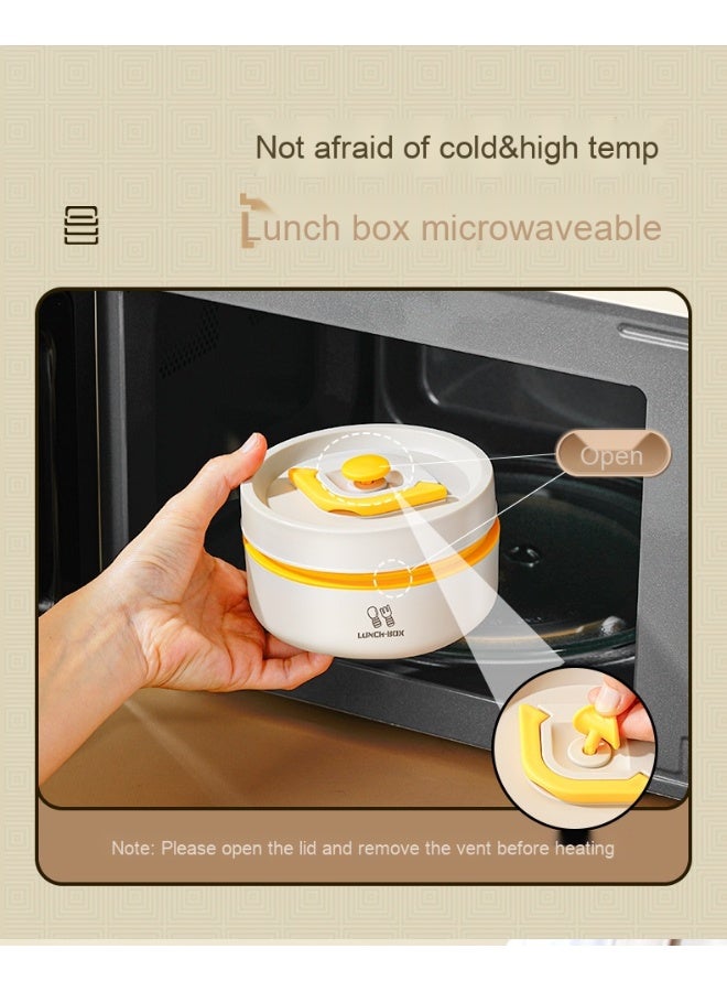 Anna 316 Stainless Steel Japanese Thermal Microwave Heating Bento Box - Image 4