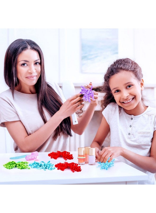 Mtlee 30 Pcs Baby Girls Curly Ribbons Korker Hair Ties Boutique Bow Elastic Rubber Bands Grosgrain Ribbon Elastic Colored Hair Bands Ponytail Holders for Toddlers Kids - Image 4