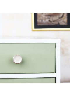Indian-Shelf IndianShelf 6 Pack Decorative Knobs Drawer Pulls Round Off White Ceramic Drawer Knobs Cute Dresser Knobs for Kids Kitchen Door Handle Interior Unique Cabinet Pulls  - Image 3
